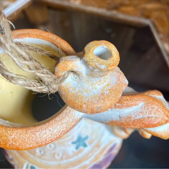 Mexican Pottery Pitcher with Nautical Ornament - Picture 8 of 9